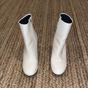 Altar'd State Cream Ankle Booties